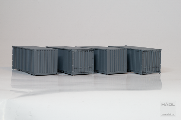 20 Fuß Container, unlackiert