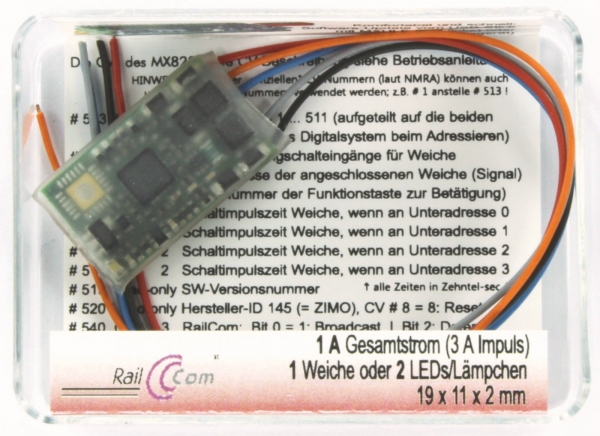 Einzelweichen-Decoder MX820E